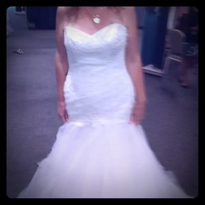 Mermaid Style Ivory Wedding Dress